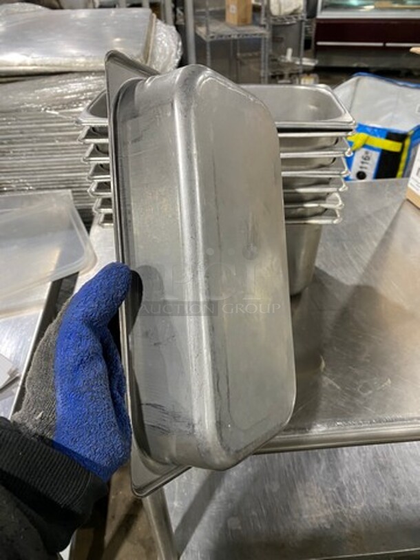 Assorted Size Commercial Steam Table/ Prep Table Food Pans! All Stainless Steel! 8x Your Bid! - Image 2 of 6