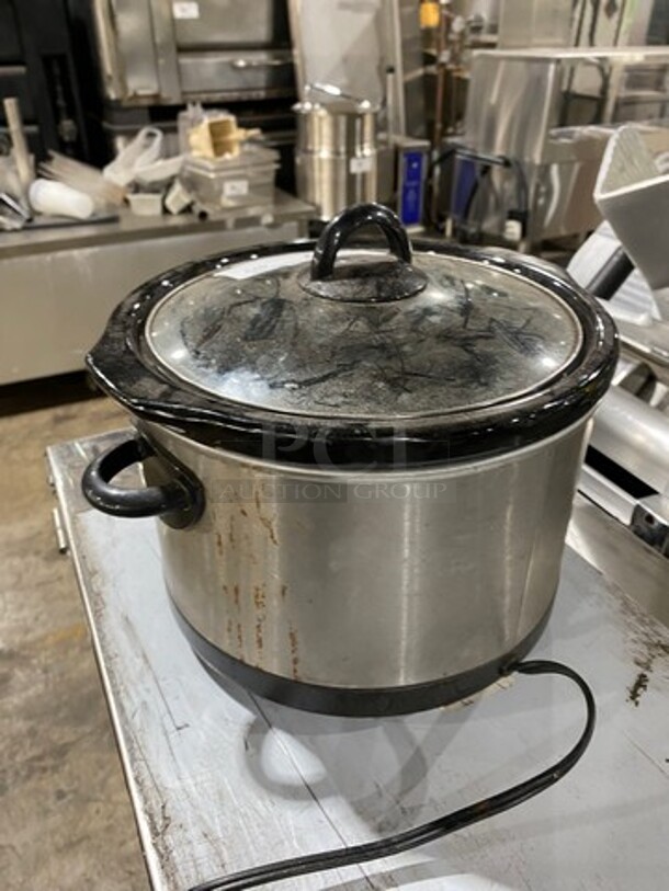 Crock Pot Countertop Slow Cooker! With Lid! Model: SCR450S 120V - Image 3 of 7