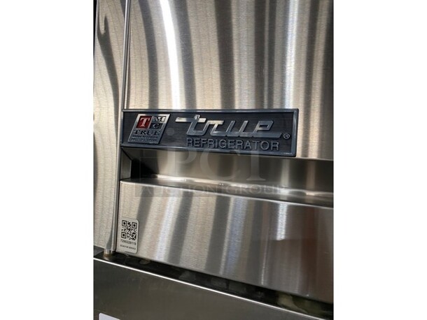 True TG1R-1S  All Stainless Steel Commercial Single Door Reach In Cooler! With Poly Coated Racks on Commercial Casters! 115 Volts, 1 Phase! - Image 9 of 10