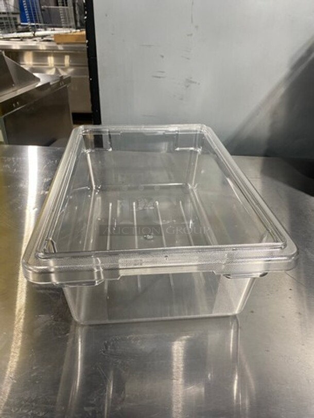 NEW! Cambro Clear Poly Food Containers! 4x Your Bid! - Image 2 of 6