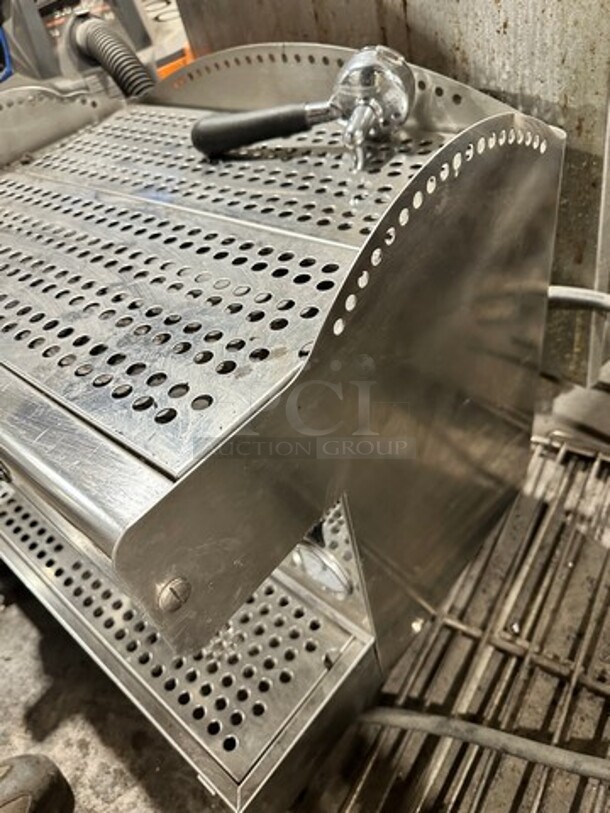 2017 Bezzera Commercial Countertop Espresso Machine! All Stainless Steel! On Small Legs! Model: C2013 SN: AM009188417 220V - Image 3 of 12