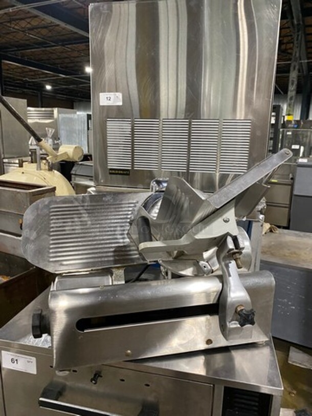  GLOBE Commericial Counter Top Deli Meat/Cheese Slicer! Stainless Steel! Model 500! 115V  1Phase!  - Image 2 of 7