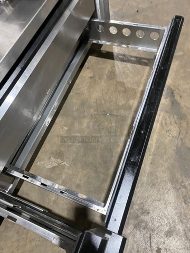 Silver King Commercial Refrigerated Chef Base! With 4 Drawer Storage Space! All Stainless Steel! On Casters! Model: SKRCB84H SN: SAJB65620A 115V 60HZ 1 Phase - Image 6 of 8