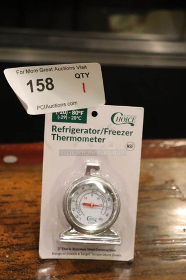 Brand New Choice Brand Refrigerator or Freezer Thermometer 
Qty 1 - Item #1111618