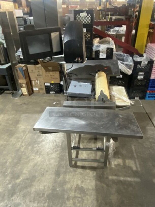 Hobart Model HWS-4 Smart Hand Wrap Solutions! With HTSP/HTIP Digital Control Panel! 2 Film Selections! With Label Printer! 120V 1 Phase!  - Image 2 of 7