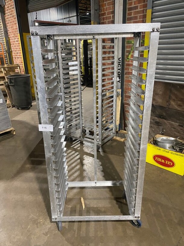 Metal Commercial Pan Transport Rack on Commercial Casters!