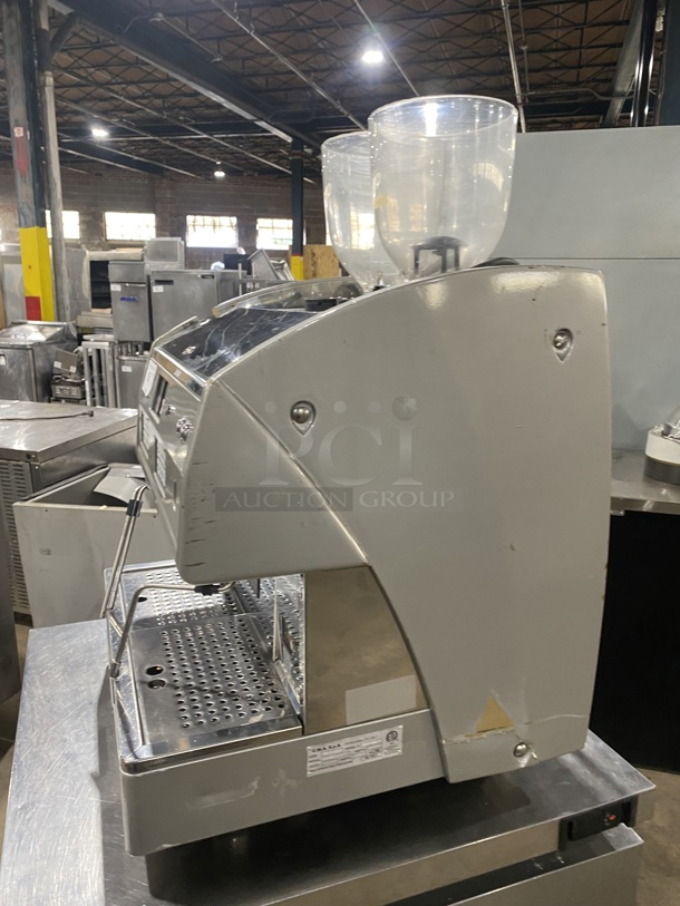 CMA Italy Commercial Countertop Espresso Machine! With Dual Coffee Bean Grinder! All Stainless Steel! Model: AK2AA SN:360152 220/230V - Image 3 of 9