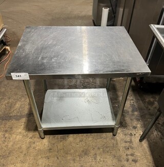 Serv Ware Stainless Steel Worktable With Underneath Shelf! MODEL T30S6CWP
