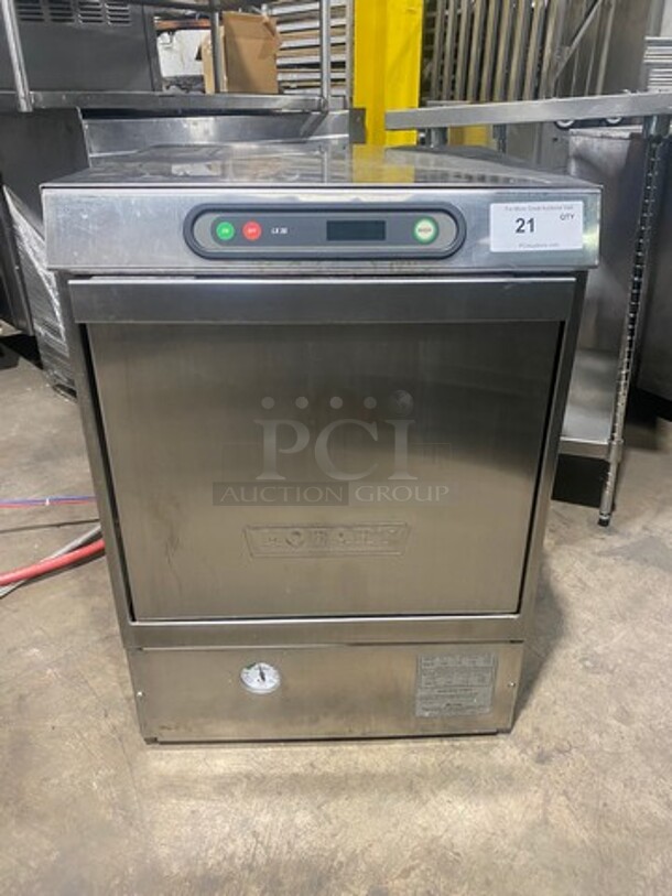 Hobart Commercial Under The Counter Heavy Duty Dishwasher! All Stainless Steel! Model: LX30H SN: 231056151 120/208V 60HZ 1 Phase