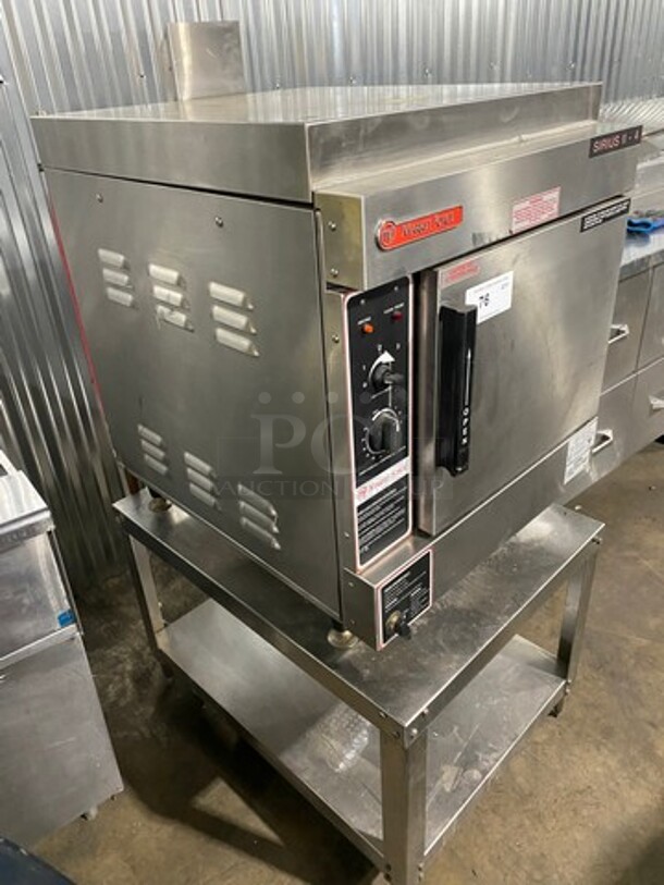 2014 Market Forge Commercial Natural Gas Powered Steam Cabinet! All Stainless Steel! On Legs! Model: SIRUS - Image 2 of 11