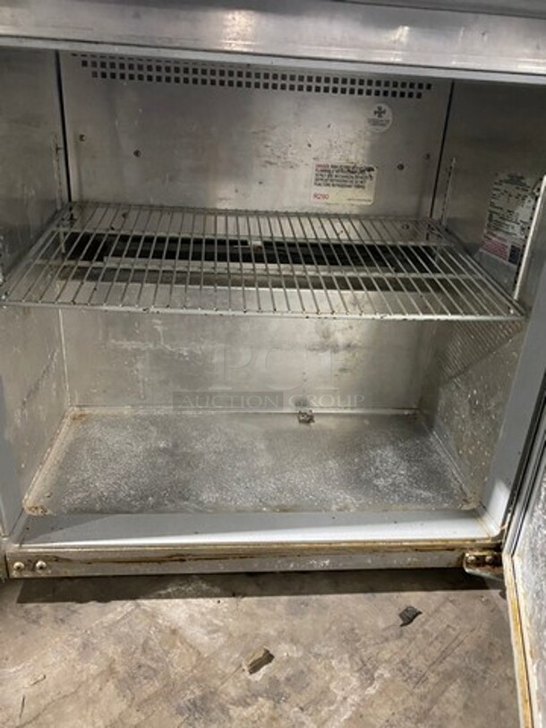 Continental Commercial Single Door Refrigerated Lowboy/Work Top Cooler! All Stainless Steel! Model: SW32N SN: 15987280 115V 60HZ 1 Phase - Image 5 of 11