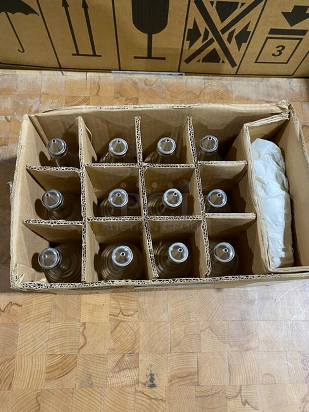 NEW IN BOX! 1 Dozen Table Craft 6oz Oil Vinegar Bottles! - Image 3 of 8