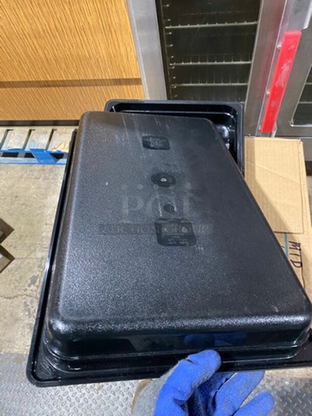 Cambro Black Poly 1/1x2.5" Food Containers! 2x Your Bid! - Image 5 of 7