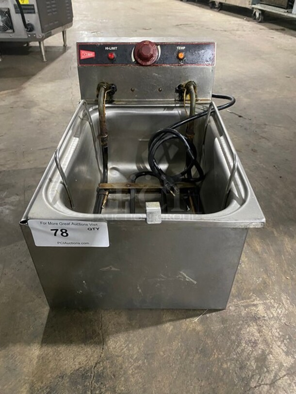 Cecilware Commercial Electric Powered Countertop Deep Fat Fryer! All Stainless Steel! 120V 1 Phase! Model: NJ03A! - Image 1 of 8