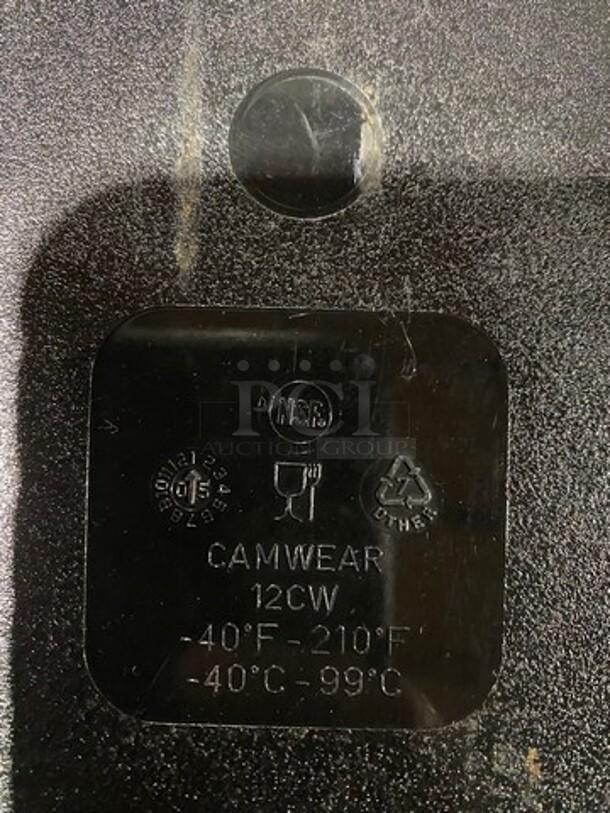 Cambro Black Poly 1/1x2.5" Food Containers! 2x Your Bid! - Image 7 of 7