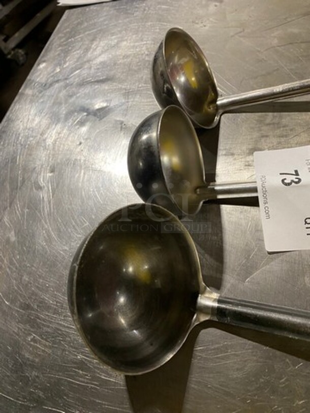 ALL ONE MONEY! Assorted Size Ladles! With Hook! Stainless Steel! - Image 2 of 4