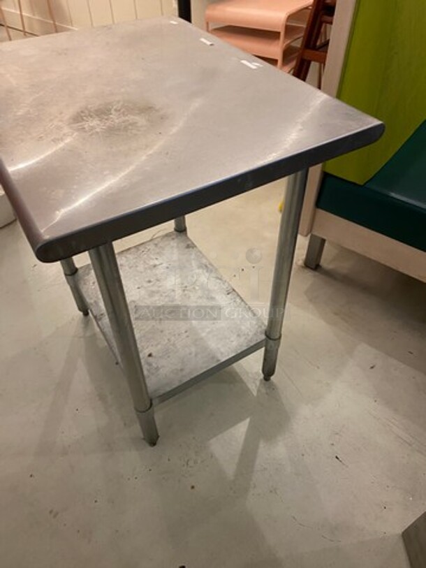 Advance Tabco Solid Stainless Steel Work Top/ Prep Table! With Storage Space Underneath! On Legs! Model: TT240 - Image 2 of 6
