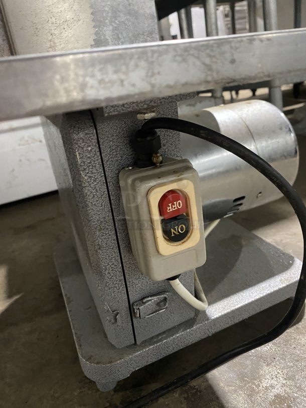 Commercial Countertop bone Saw Machine! All Stainless Steel! Eletric Powered! With Extra Blades! MODEL: JG210 110V! - Image 8 of 12