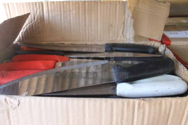 50 SHARPENED Stainless Steel Chef Knives. 50 Times Your Bid!