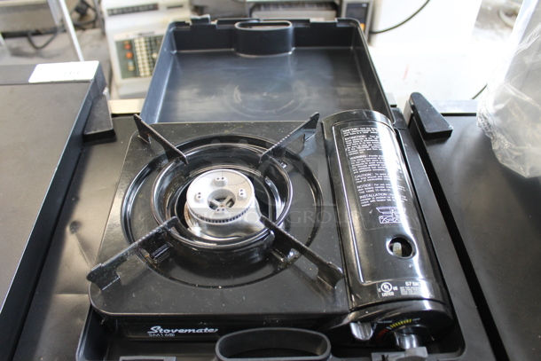Stovemate SM-1600 Metal Countertop Butane Gas Powered Single Burner Range in Hard Case.  - Image 1 of 3
