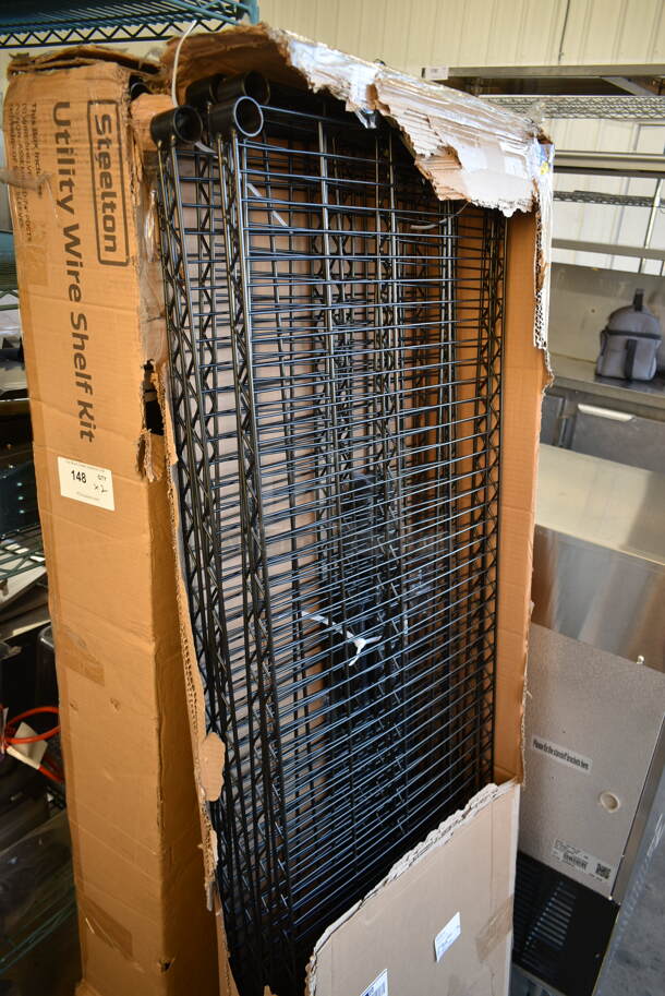2 BRAND NEW IN BOX! Steelton 465B1860KE5 Utility Wire Shelf Kit. 2 Times Your Bid! - Image 1 of 4