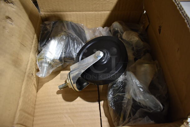 5 Boxes of 4 BRAND NEW! Commercial Casters. 5 Times Your Bid!