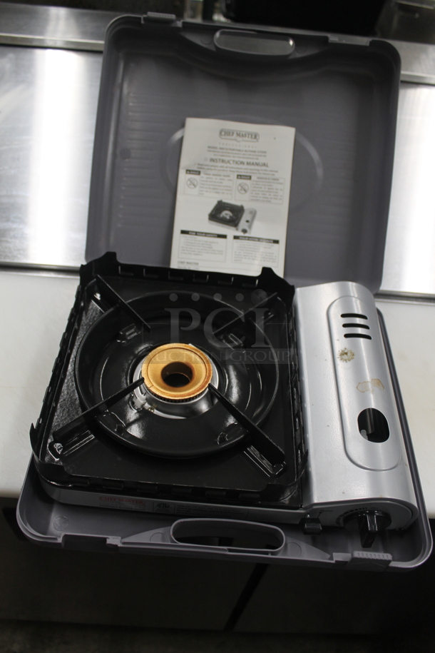 Chef Master 90019 Single Burner Butane Range in Hard Gray Case. - Image 1 of 5