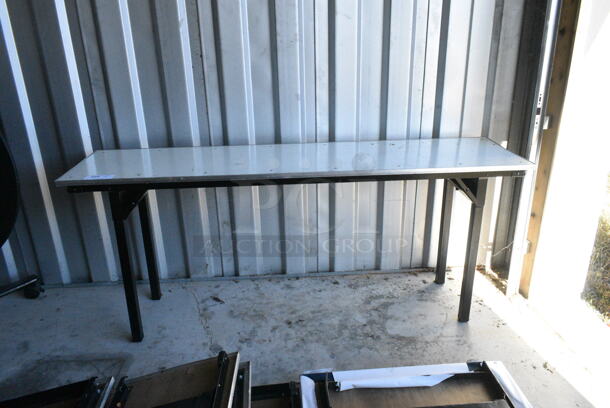8 Various Folding Table. 72x18.5x31, 72x30x31. 8 Times Your Bid!  - Image 1 of 4