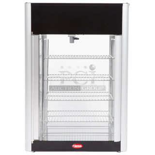 BRAND NEW! Hatco FDWD-2X Flav-R-Fresh Two Door Heated Display Cabinet with Humidity Control and Multi-Purpose Rack. 120 Volts, 1 Phase. Tested and Working!