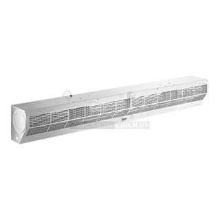 LIKE NEW! 2023 687FM1518SS 687FM1518SS Stainless Steel Air Curtain. 120 Volts, 1 Phase. 