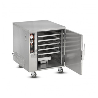 2020 FWE TS-1633-14 Stainless Steel Commercial Heated Holding Cabinet on Commercial Casters. 120 Volts, 1 Phase. Tested and Working!