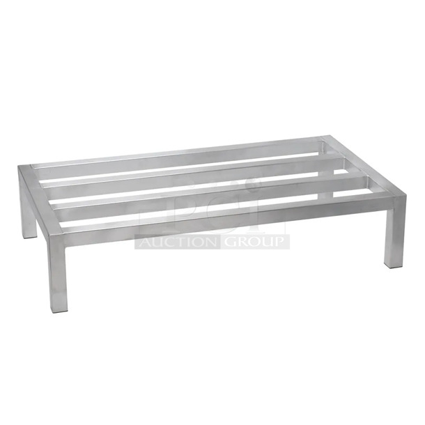 BRAND NEW SCRATCH AND DENT! Winco ASDR-2048 48" x 20" Aluminum Dunnage Rack - Image 1 of 4