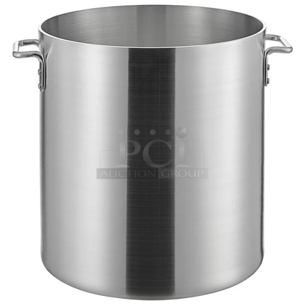 BRAND NEW SCRATCH AND DENT! Choice 471SP60QTHD 60 Qt. Heavy Weight Aluminum Stock Pot - Image 1 of 5