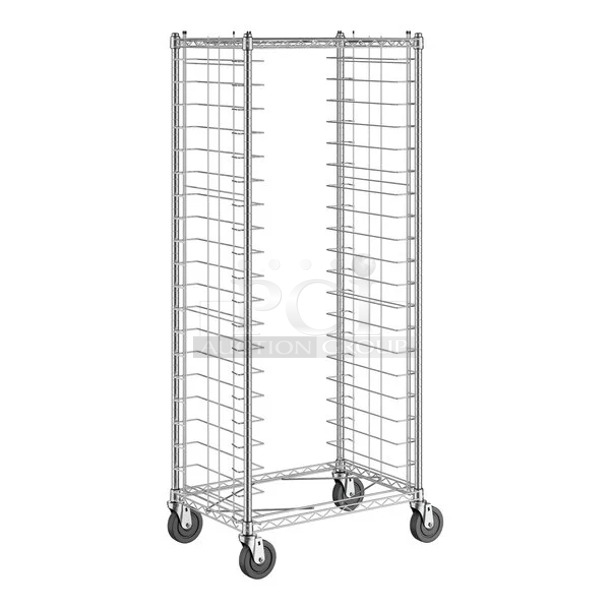 BRAND NEW SCRATCH AND DENT! Regency 600PRW20SLKD 20 Pan Side Load Wire Bun / Sheet Pan Rack - Unassembled. May Be Missing Pieces.  - Image 1 of 4