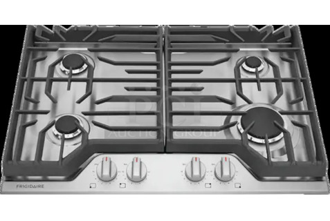 BRAND NEW SCRATCH AND DENT! Frigidaire FCCI3627AB 30" 4 Burner Gas Cooktop. Stock Picture Used For Gallery Picture.