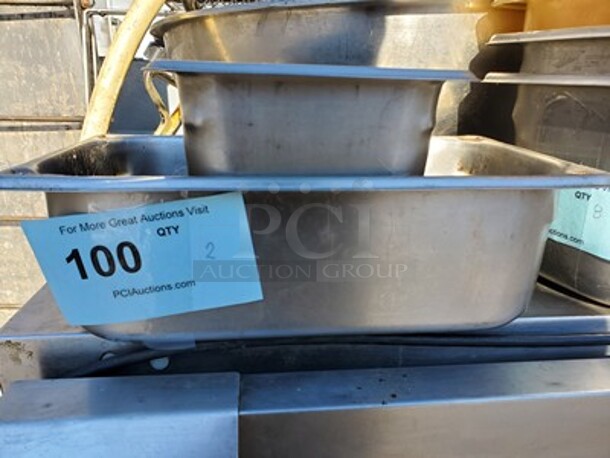 Stainless Steel Food pan.