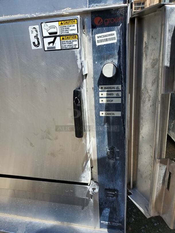 GROEN Natural Gas|Double Stack|Smart Steam Boilerless Steamer (Missing Handle)   - Image 5 of 11