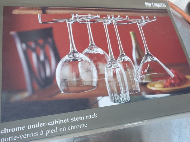Chrome under-cabinet stem Rack - Image 4 of 4