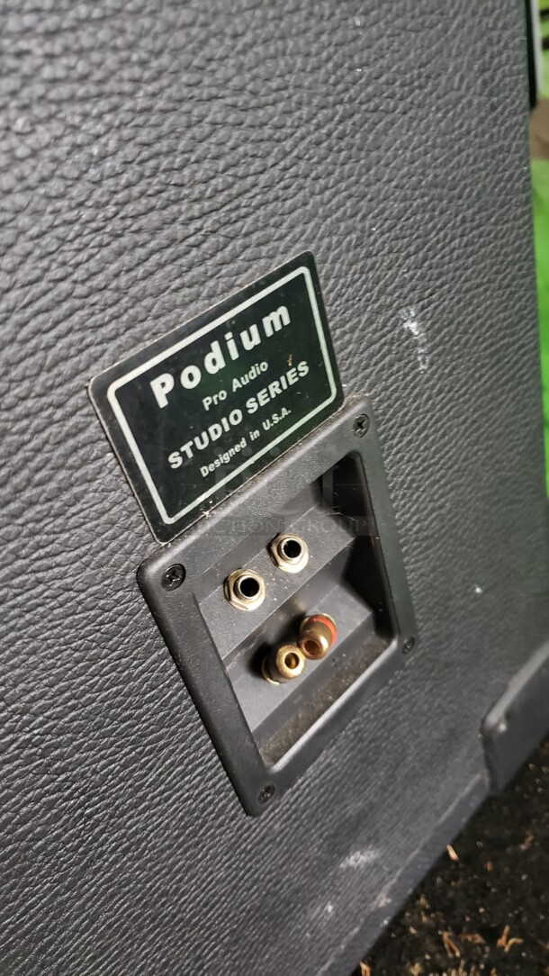 Lot of 2 Speakers Not tested (Location 3) - Image 2 of 3