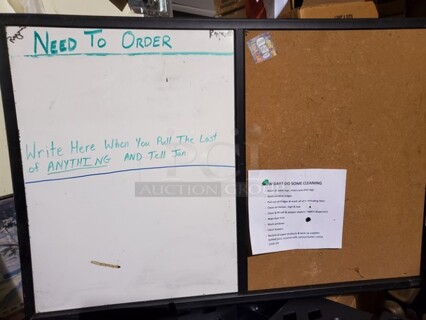 Combination Bulletin Board