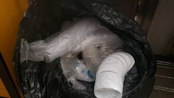 One Lot of Miscellaneous Plastic Lids - Image 1 of 1