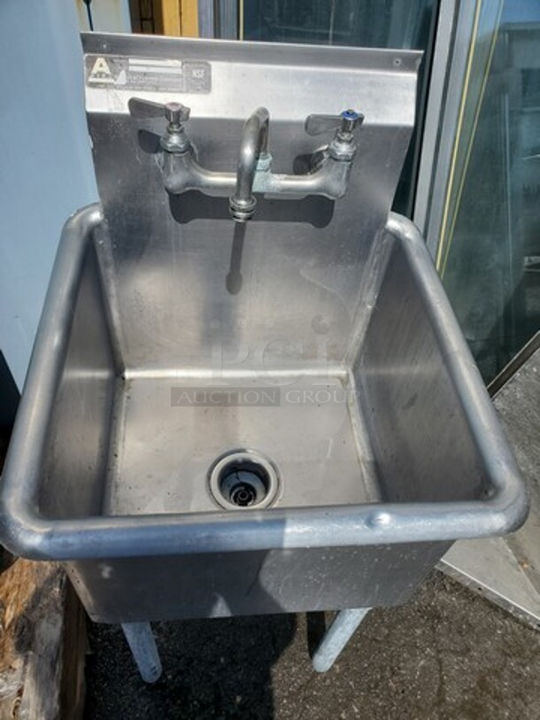 Stainless Steel Free Standing Single Compartment Sink! - Image 2 of 3