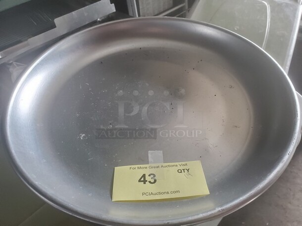 Stainless Steel 16" Round Plate/Seafood Tray - Image 3 of 4