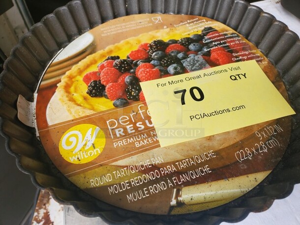 ALL ONE MONEY Los of 2 Round tart pan  9X1.12in  - Image 3 of 3