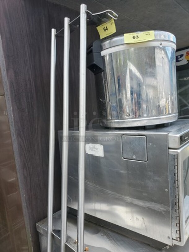 74"WX12"D Stainless Steel Shelf  - Image 3 of 3