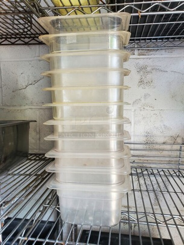 ALL ONE MONEY Lot of 11 Clear food pan (24oz) - Item #1113151