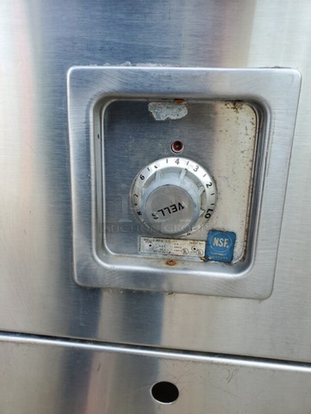 8"Ft Work Table W/ 2 Wells Warming Warmers| Overhead Shelf| See pictures for more details! 97"X32"X37" - Image 4 of 7