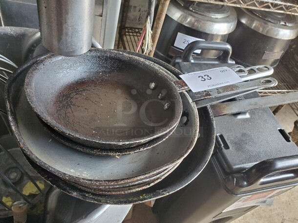 ALL ONE MONEY Lot of 6 Fry pan! - Image 1 of 2
