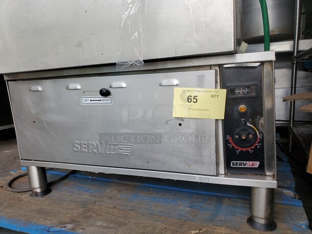 ServIt 423WDSFS1 Single Freestanding Drawer Warmer - 450W, 120V, Very nice condition! - Image 3 of 4