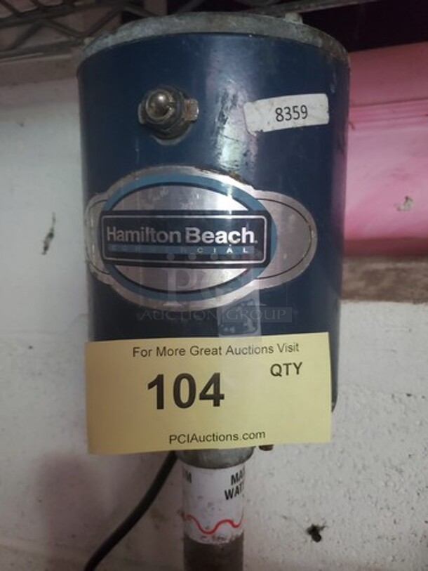 Hamilton Beach Commercial Upright Glass Washer (Missing some parts)  - Image 2 of 3